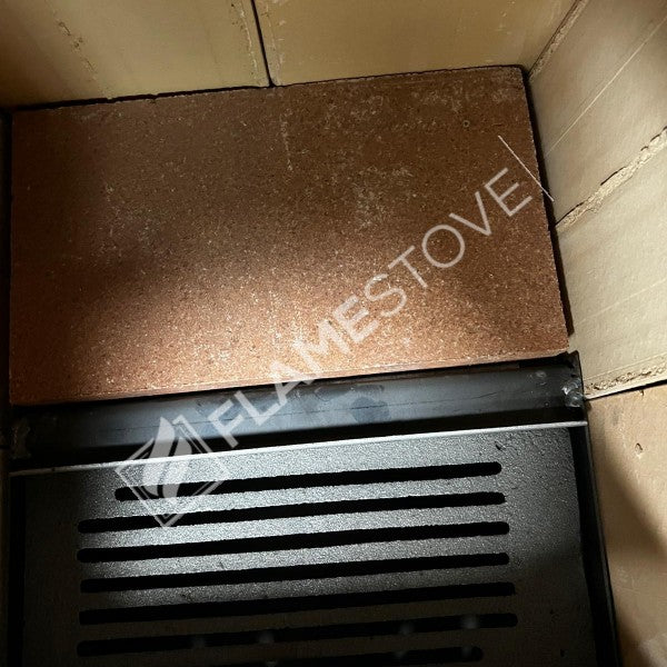 Flame Stove Çelik Yüksek Verimli Katı Yakıt Sobası, Ateş Tuğlalı, Schott Robax Camlı