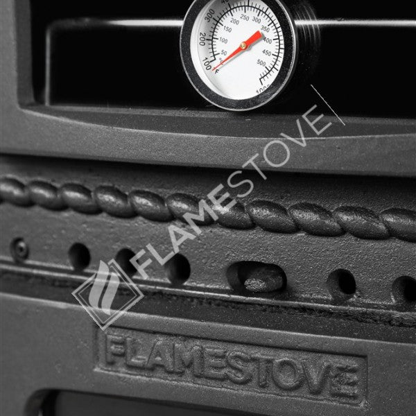 Major Pik Döküm Fırınlı Odun Kömür Sobası, Schott Robax Camlı, Yüksek Verimli