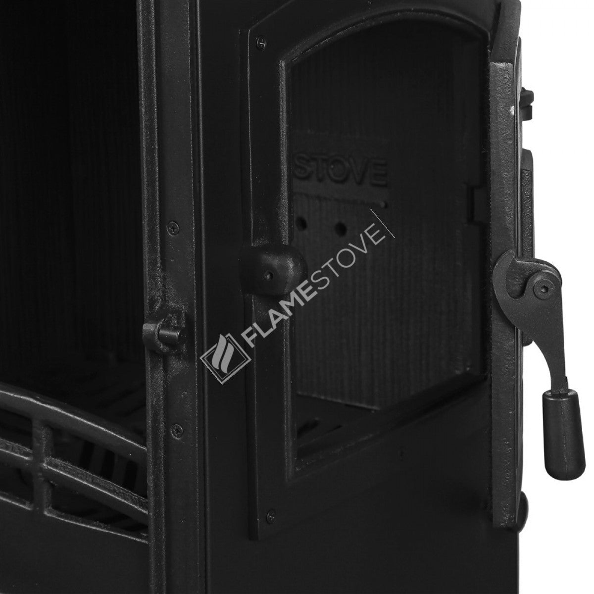 Flame Stove Lodi Gurme Fırınlı Döküm Soba, A Sınıfı, Çift Yanmalı, Robax Camlı, 8 kW