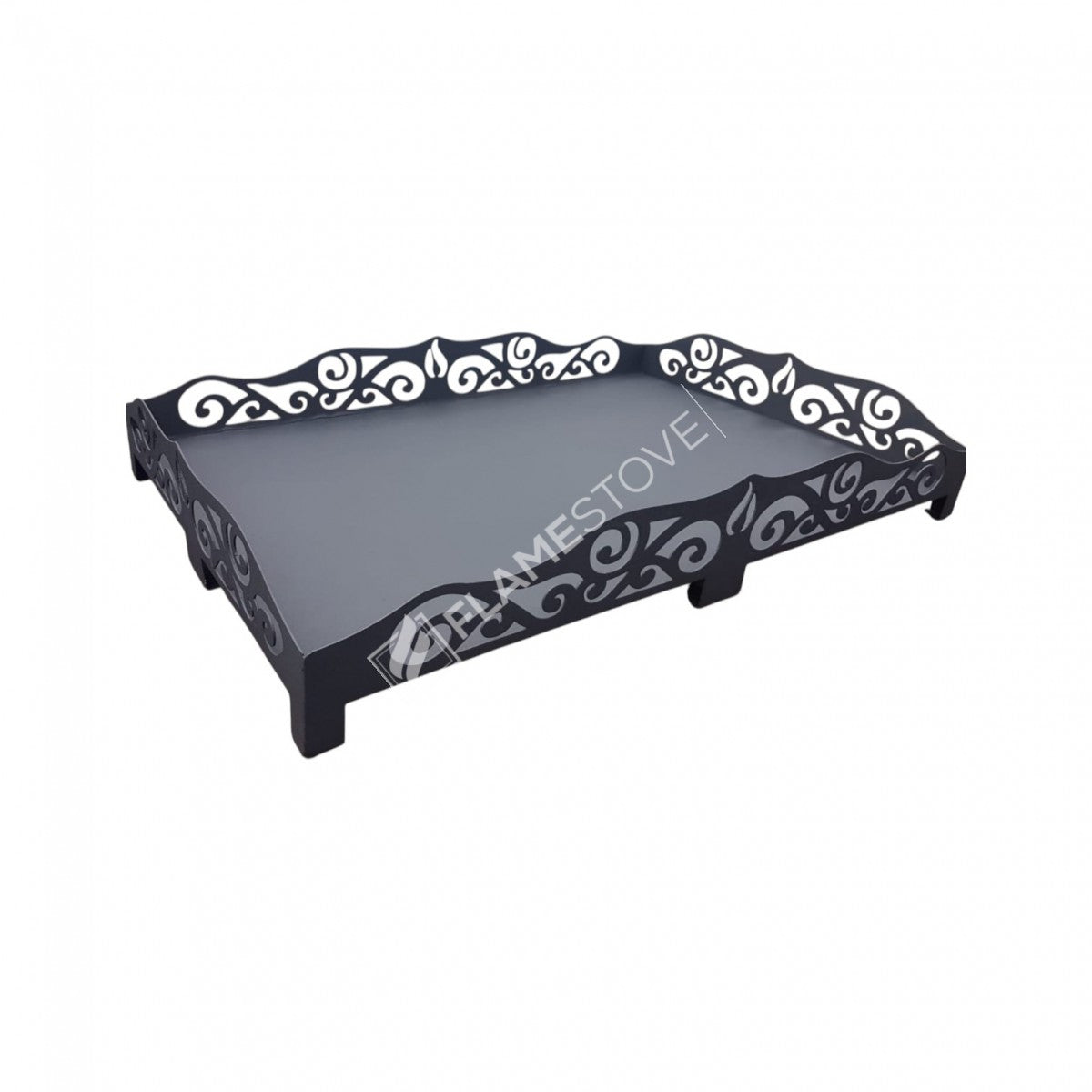 Dayanıklı Çelik 60x90cm Kilim Desenli Soba Altlığı, Zemin Koruma ve Estetik