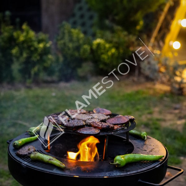 Flame Sky Dayanıklı Dış Mekan Ateş Çukuru, Barbekü Bahçe Isıtıcı Mangal