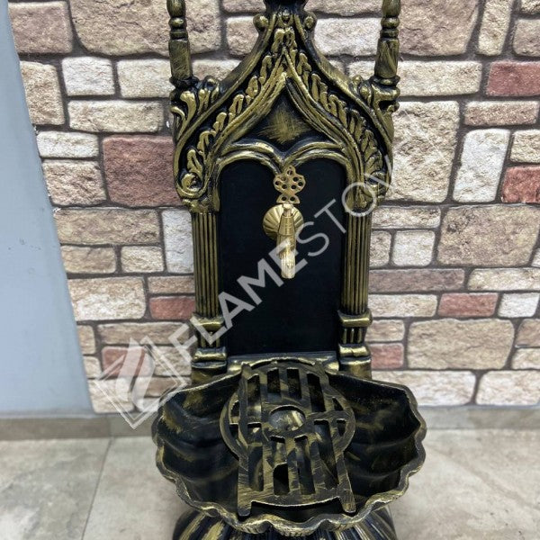 Flame Stove FS-905 Altın Midye Alüminyum Bahçe Çeşmesi: Lüks Dış Mekan Estetiği