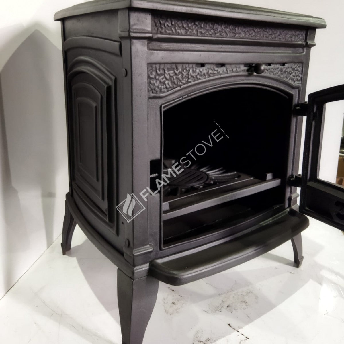 Flame Stove Sirius Star Yüksek Verimli Pik Döküm Odun Kömür Sobası
