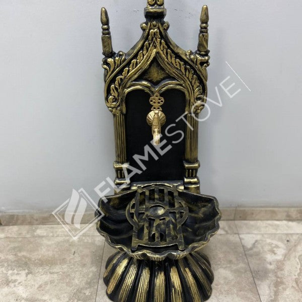 Flame Stove FS-905 Altın Midye Alüminyum Bahçe Çeşmesi: Lüks Dış Mekan Estetiği