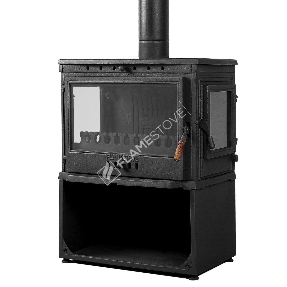 FS-042YKST Flame Stove Retro Lux YK Stil Döküm Soba, Yan Kapaklı