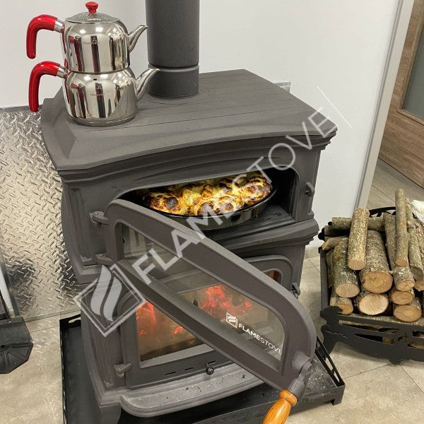 Altara Premium Döküm Soba, Yüksek Verimli Fırınlı Odun Kömür Sobası