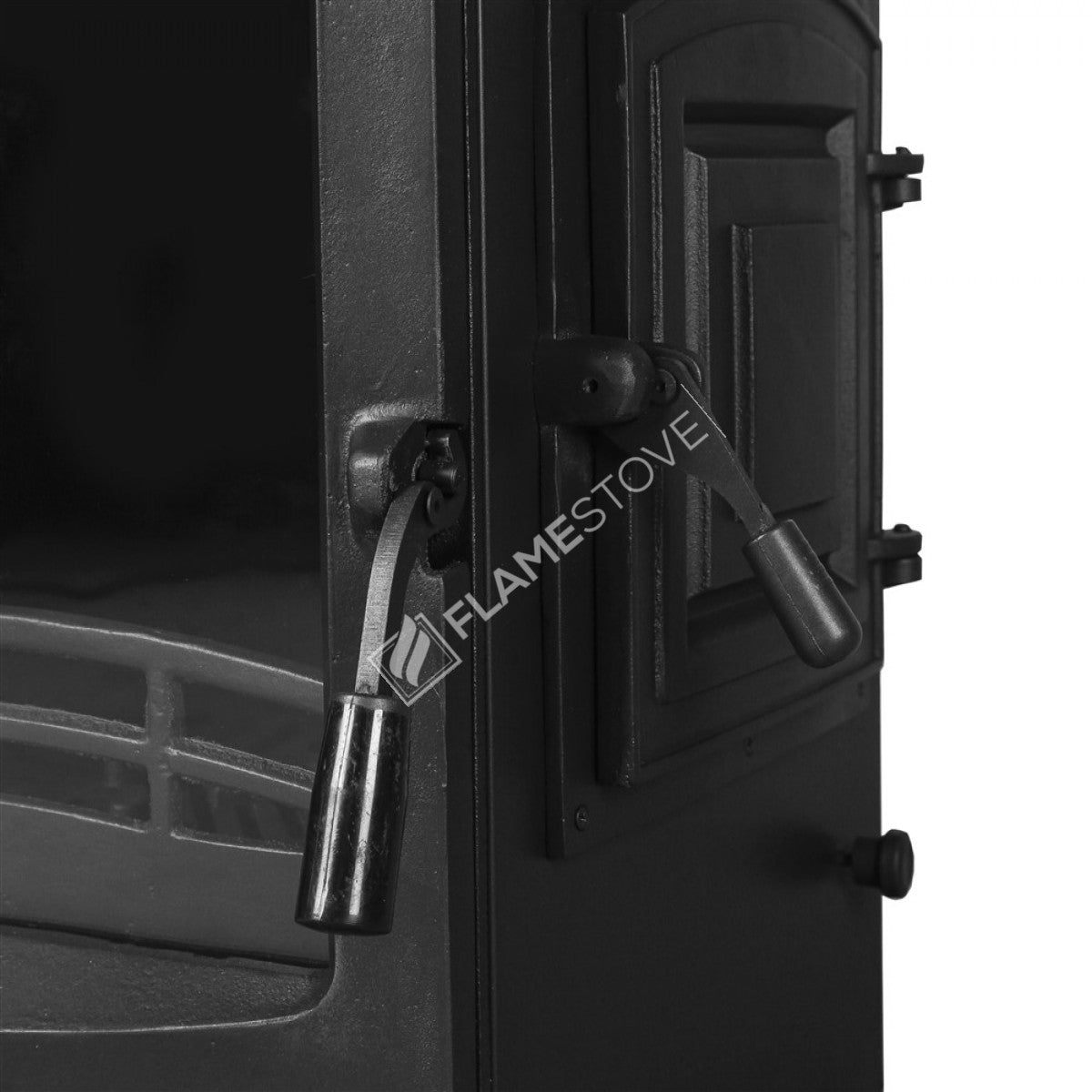 Flame Stove Lodi Gurme Fırınlı Döküm Soba, A Sınıfı, Çift Yanmalı, Robax Camlı, 8 kW