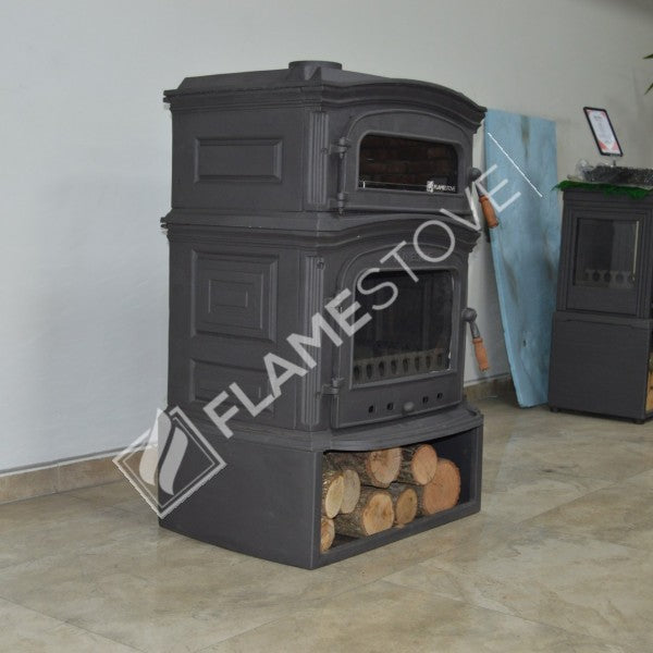 Altara Premium YK Döküm Soba: Çift Yanmalı, Fırınlı, A Sınıfı, Yan Kapaklı, Odunluklu