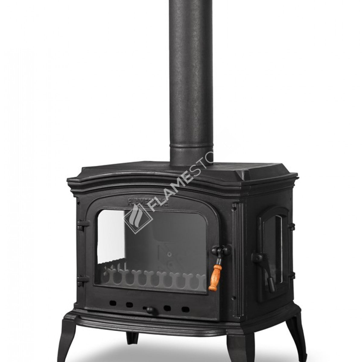 Altara Lüx Yan Kapaklı Döküm Soba, Çift Yanmalı, Yüksek Verimli, A Sınıfı Enerji, Odun Kömür Sobası