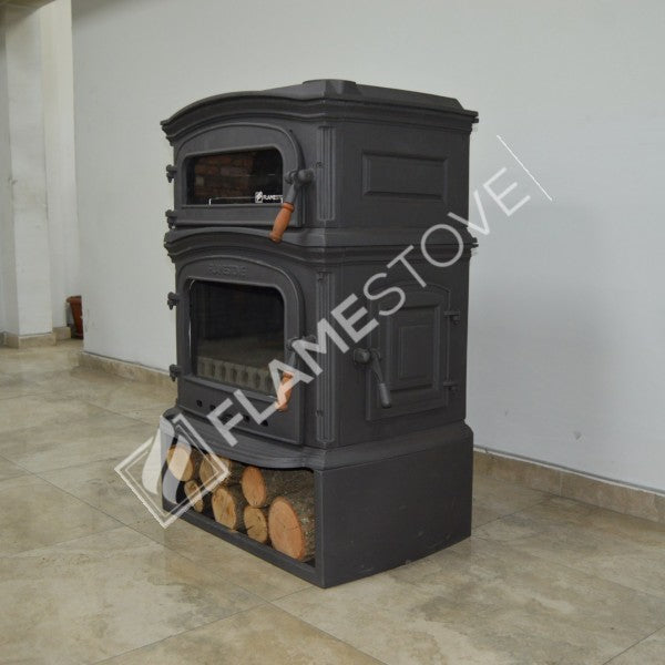 Altara Premium YK Döküm Soba: Çift Yanmalı, Fırınlı, A Sınıfı, Yan Kapaklı, Odunluklu