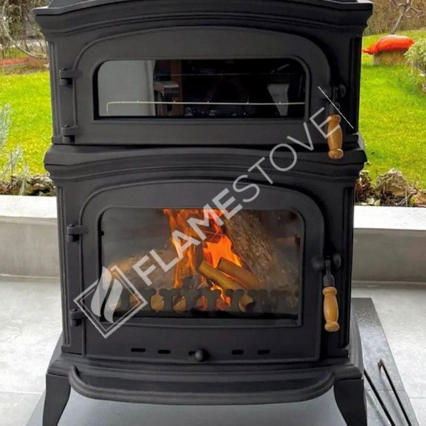 Altara Premium Döküm Soba, Yüksek Verimli Fırınlı Odun Kömür Sobası