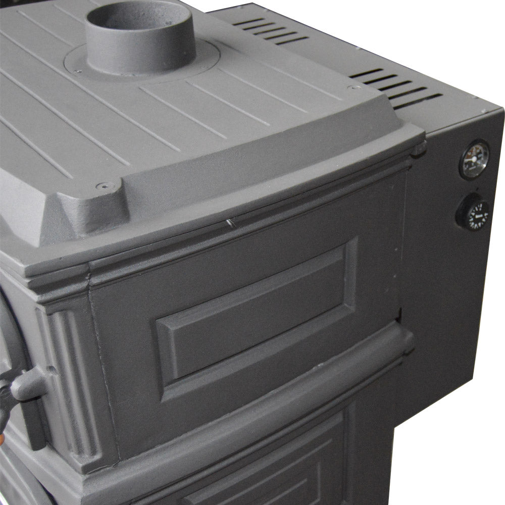 FS-033SS Flame Stove Döküm Sulu Isıtma Sobası 33 kW Altara Premium Çift Yanma