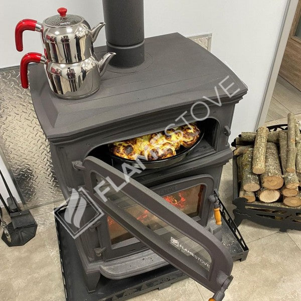 Altara Lux Premium Style Döküm Soba, 18 kW, Yüksek Verimli, Fırınlı, Çift Yanmalı