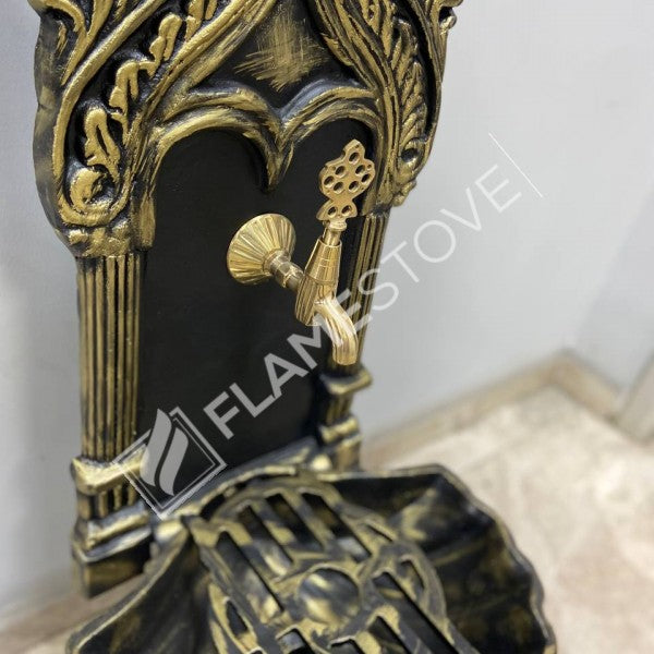Flame Stove FS-905 Altın Midye Alüminyum Bahçe Çeşmesi: Lüks Dış Mekan Estetiği