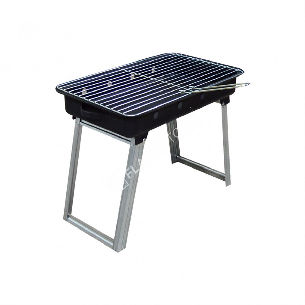 Flame Stove FS-501 Taşınabilir Küçük Sac Mangal Barbekü, Dayanıklı Çelik Izgaralı Kamp Piknik Mangalı