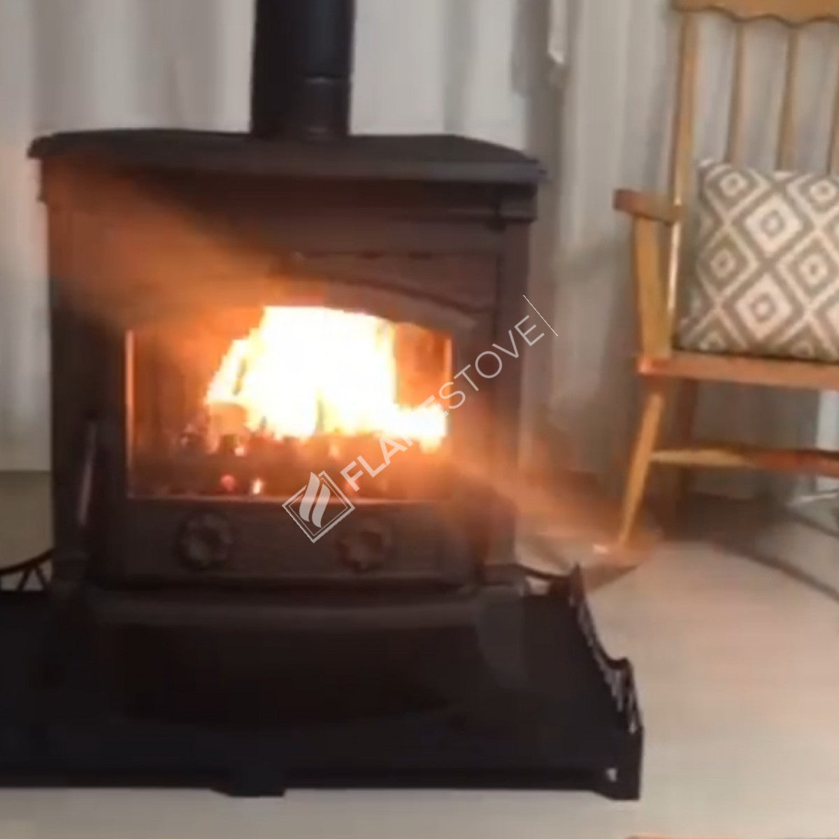 Sirius Star Yan Kapaklı Döküm Soba: Yüksek Verimli, A Sınıfı Odun Kömür