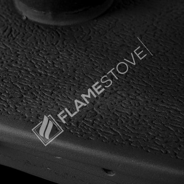 Retro Lux Yan Kapaklı 3 Camlı Döküm Soba, Yüksek Verimli Odun Kömür Sobası