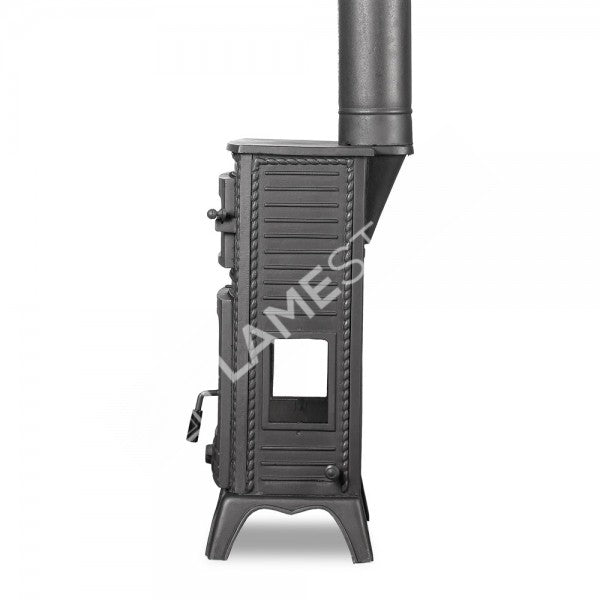 Major Lux 3 Camlı Pik Döküm Fırınlı Soba: Yüksek Verimli Odun Kömür Isıtıcı