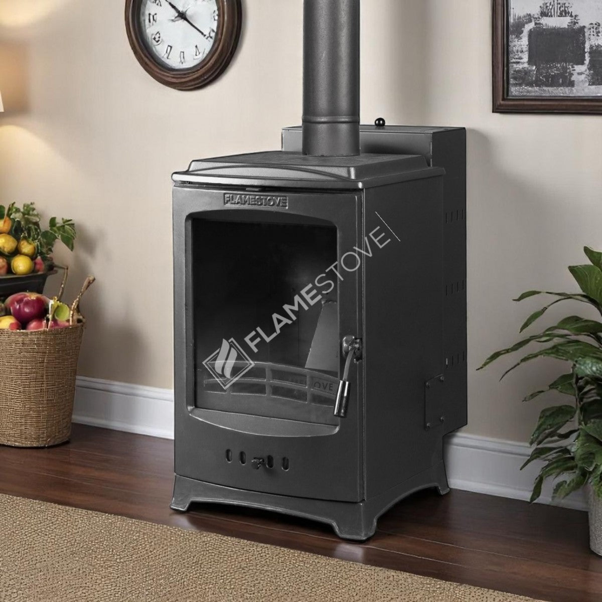 Flame Stove Lodi Krom Hazneli Pelet Soba: Yüksek Verimli A Sınıfı Isıtma Çözümü