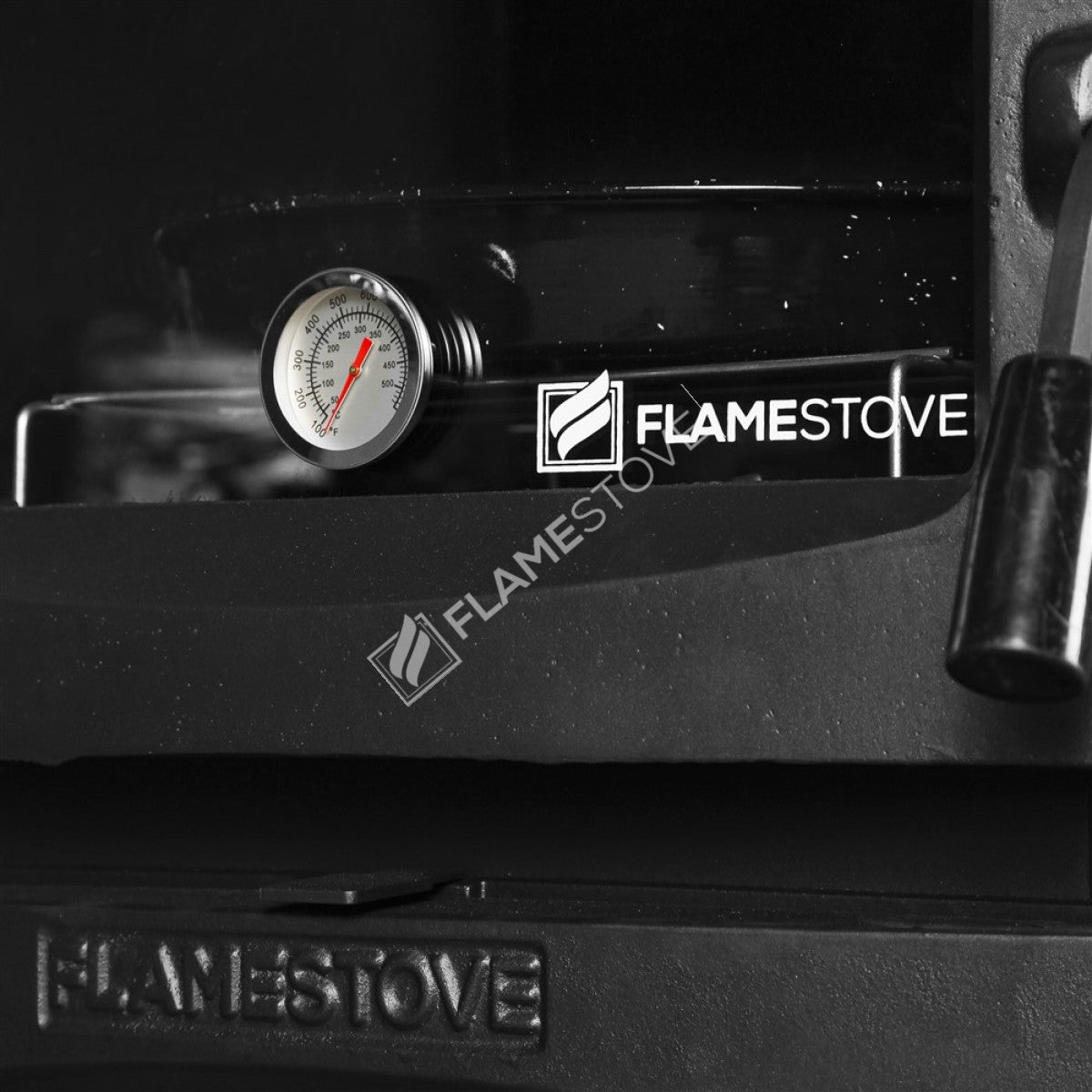 Flame Stove Lodi Gurme Fırınlı Şömine Soba, Çift Yanmalı, A Sınıfı, Schott Robax Camlı