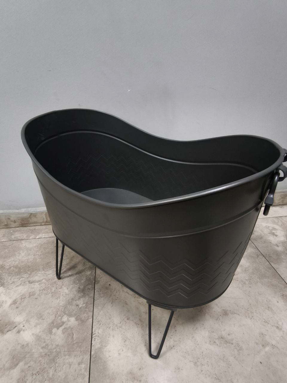 FS-14920 Flame Stove Siyah Yüksek Ayaklı Odun Kovası