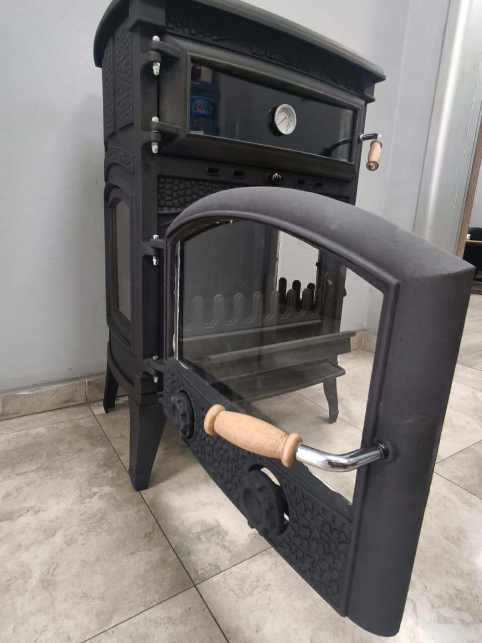  Fırınlı Döküm Soba Sirius Midi Yan Kapaklı –FS 71YK