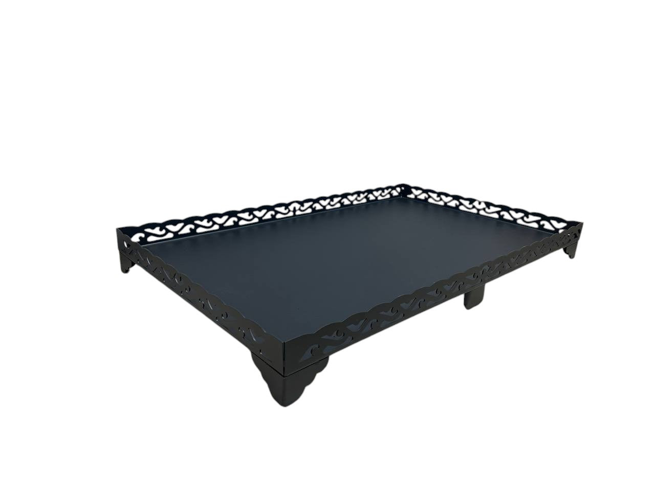 FS-128 FlameStove  Soba Altlığı 65cm x 105cm Lazer Kesim Çelik Soba Altlığı