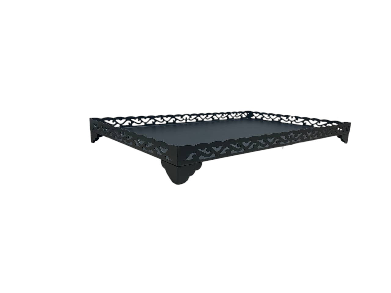 FS-128 FlameStove  Soba Altlığı 65cm x 105cm Lazer Kesim Çelik Soba Altlığı