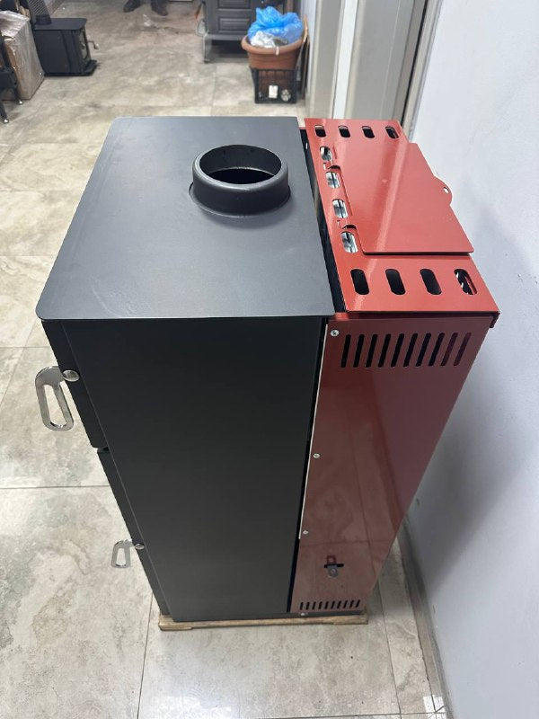FS-292 Hybrid Gurme Fırınlı Çelik Soba | Geniş 2 Kat Fırın | Pelet ve Odun Yakıtlı