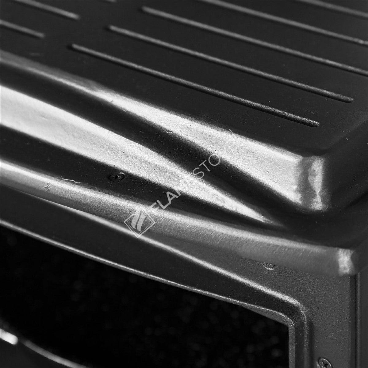 Flame Stove Lodi Gurme Fırınlı Şömine Soba, Çift Yanmalı, A Sınıfı, Schott Robax Camlı