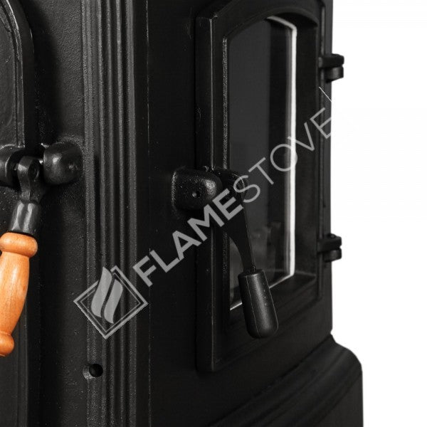 Altara Lux Premium Style YK Fırınlı Döküm Soba, Çift Yanmalı, Odunluklu, 18 kW, A Sınıfı