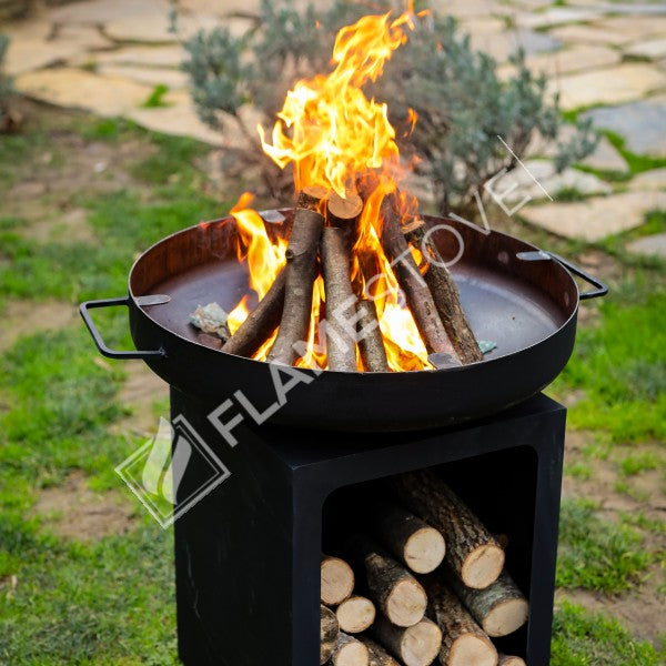 FS-604 Flame Cook 60cm ST37 Çelik Derin Hazneli Dış Mekan Ateş