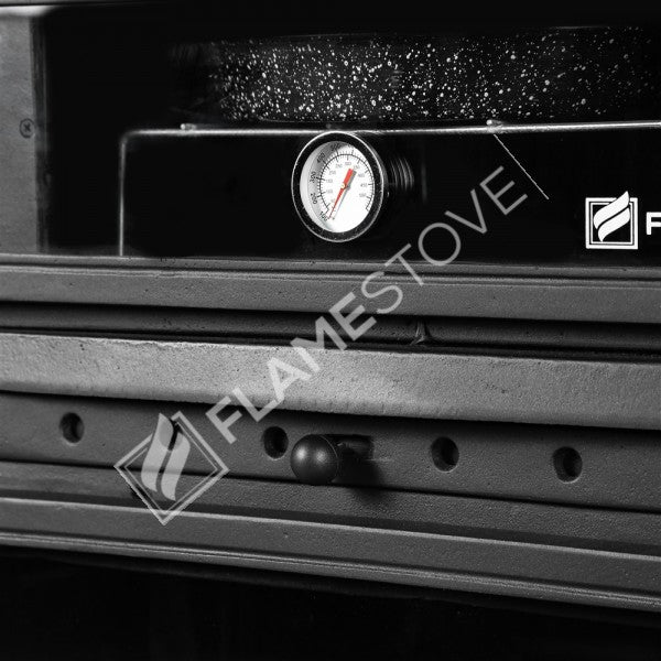 Retro Fırınlı Döküm Soba, Yüksek Verimli Odun Kömür Sobası, Termostatlı, 13 kW