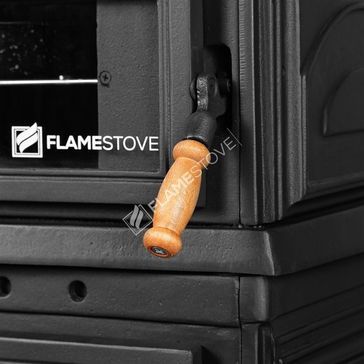 Retro Klasik Fırınlı Döküm Soba: Yüksek Verimli Odun Kömür Yakma, Schott Cam