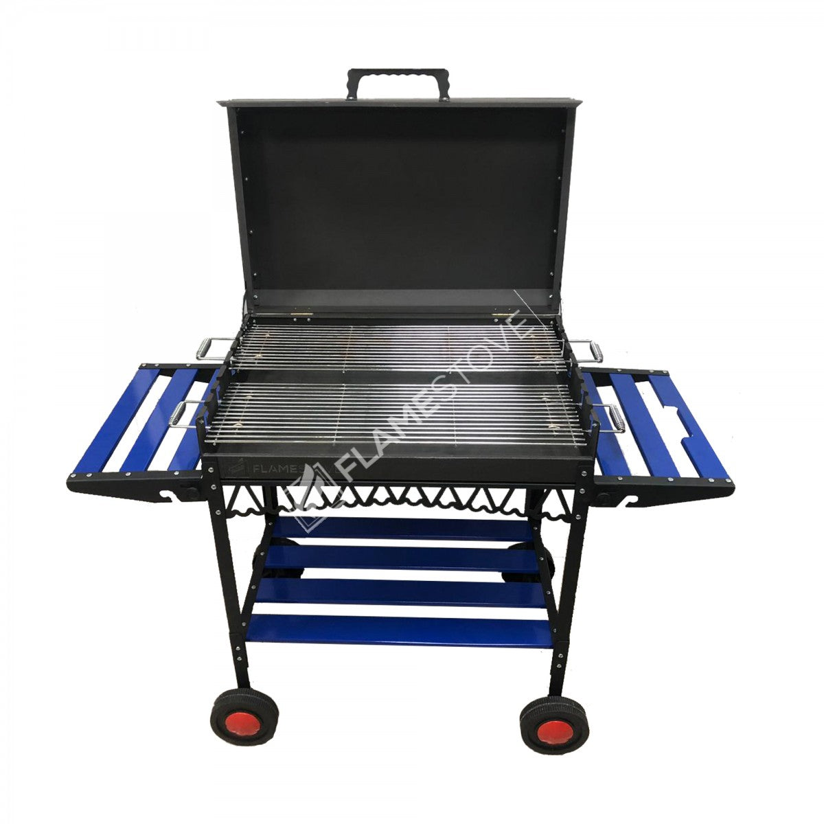 505m FS-505M Flame Stove Ultra Lüks Mavi Taşınabilir Barbekü, – FLAME STOVE