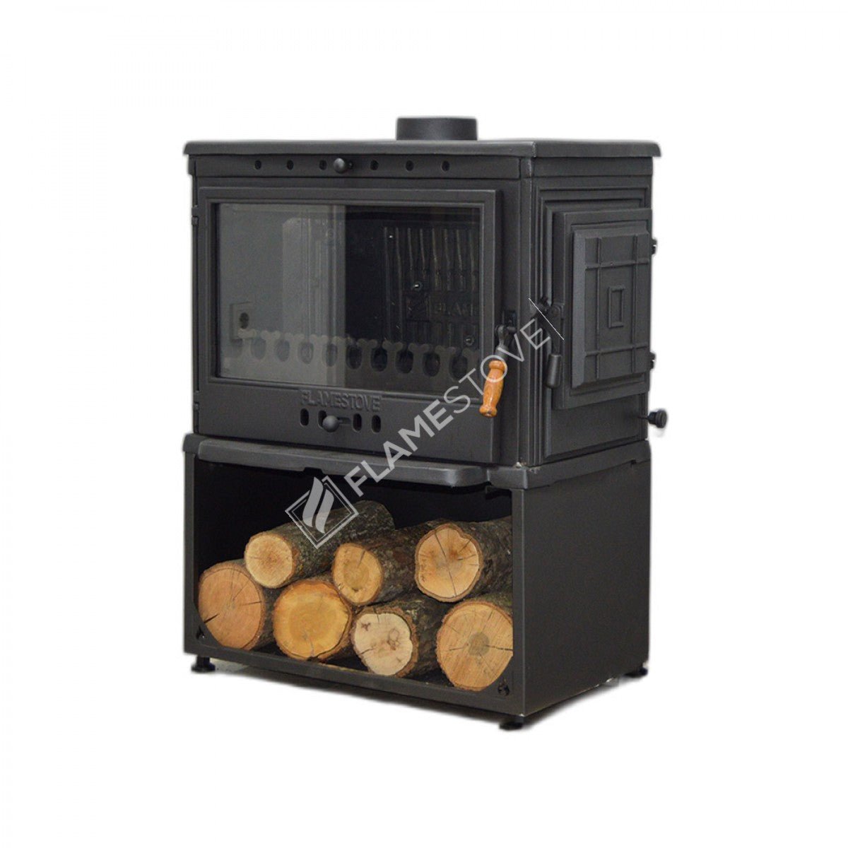 Flame Stove Retro YK FS-041YKST 10kW Yüksek Verimli Döküm Soba