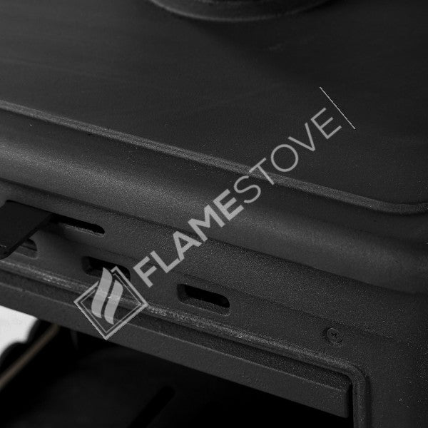 Modena Lux 3 Camlı Döküm Soba: Yüksek Verimli, Kül Boşaltmalı, 8 kW