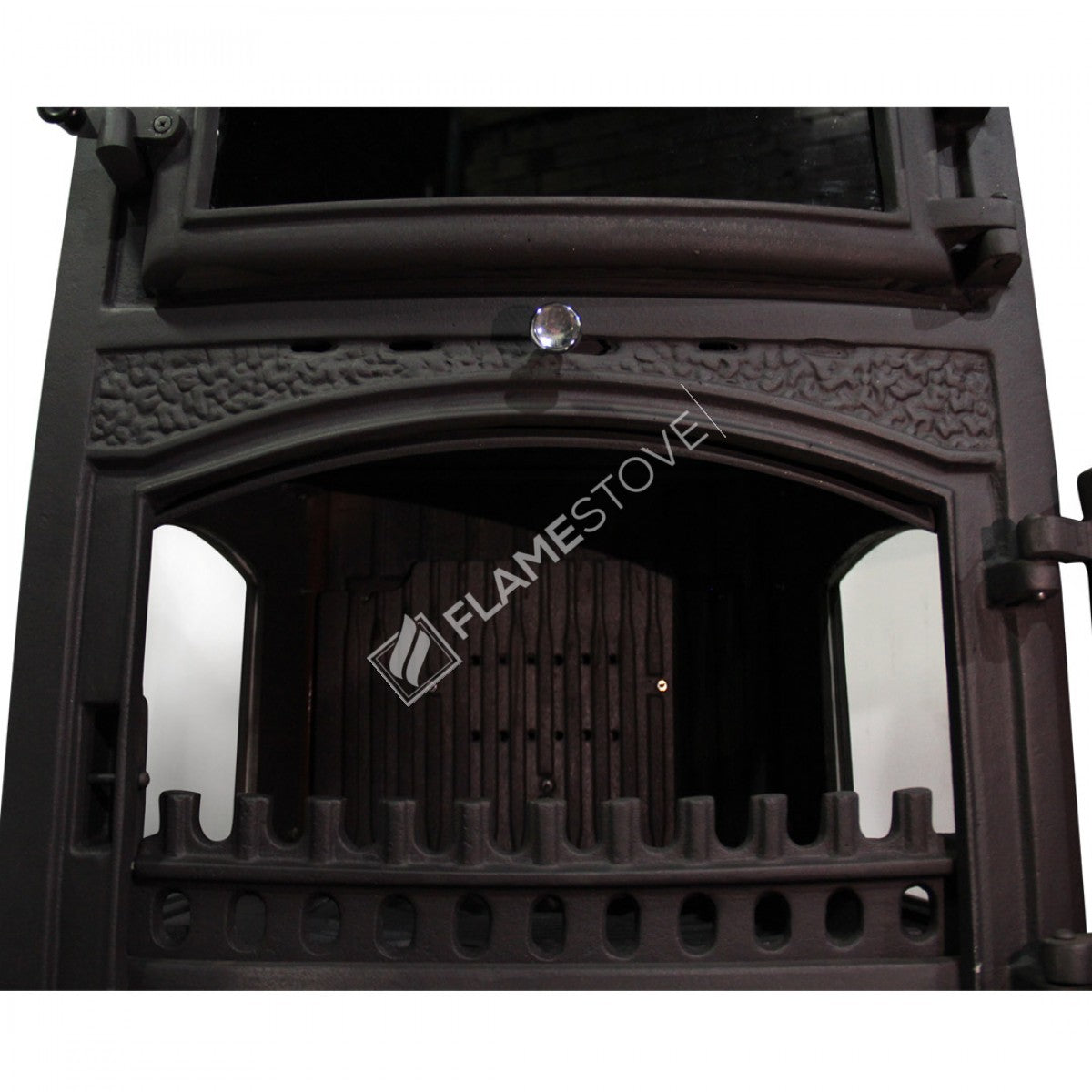 Sirius Maxi Fırınlı 3 Camlı Döküm Soba: Yüksek Verimli Odun Kömür Sobası