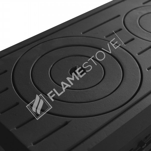 Troy Yatay Kuzineli Çift Fırınlı Döküm Soba | Yüksek Verimli Odun Kömür Sobası