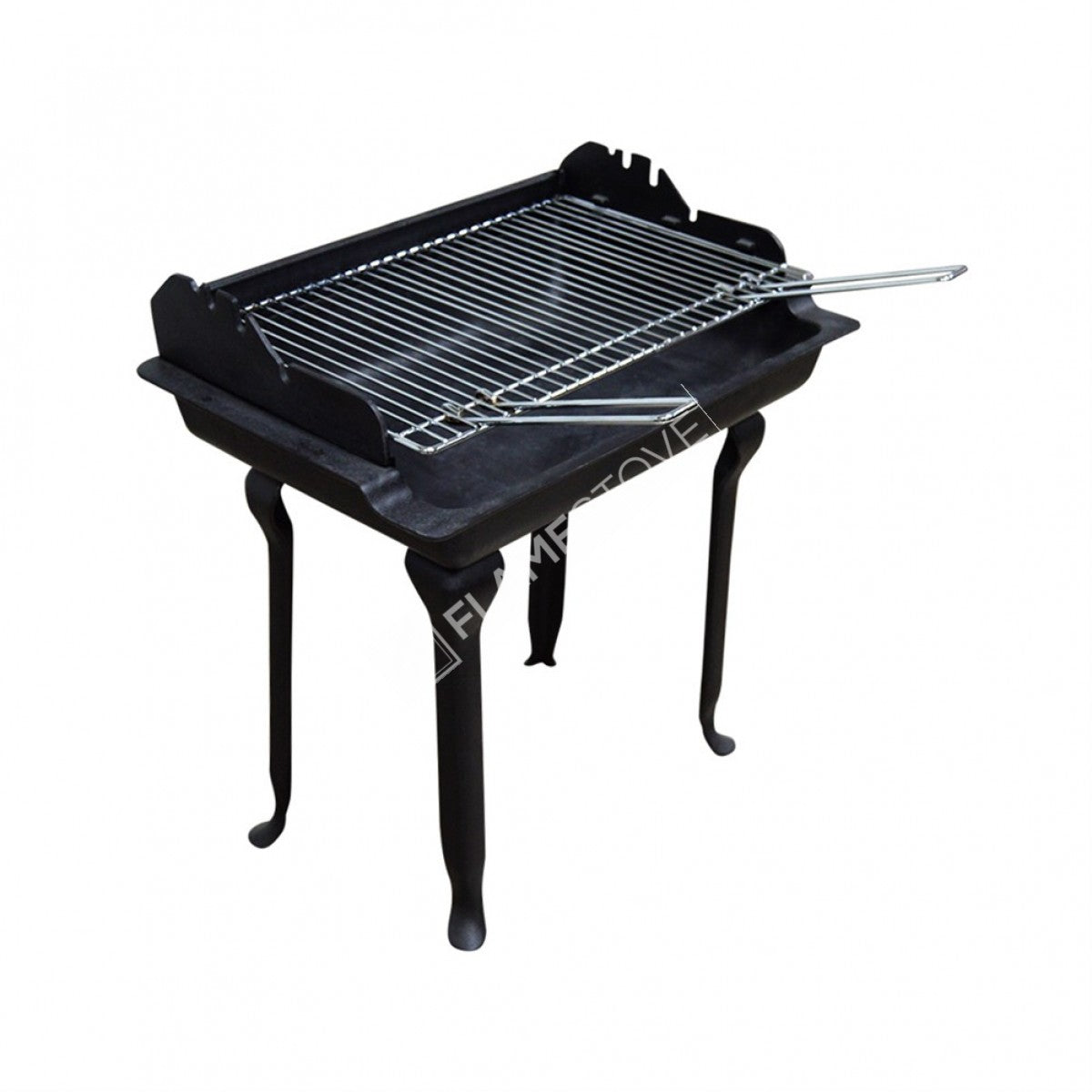 Flame Stove Pik Döküm Yüksek Ayaklı Bahçe Mangalı - Dayanıklı Taşınabilir Barbekü