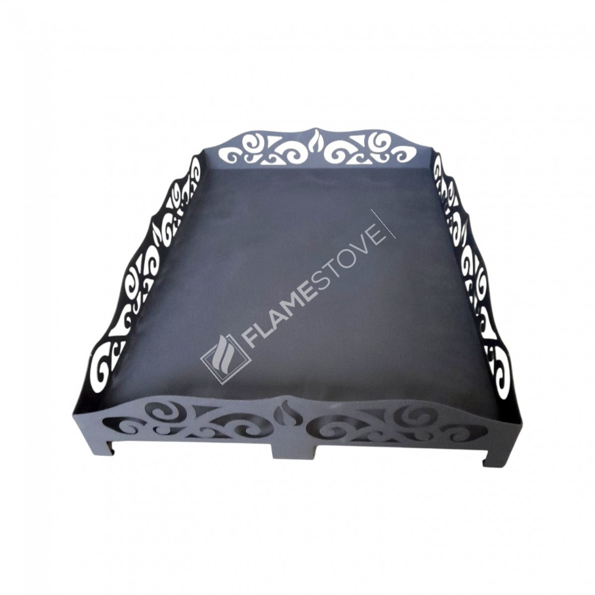 Dayanıklı Çelik 60x90cm Kilim Desenli Soba Altlığı, Zemin Koruma ve Estetik