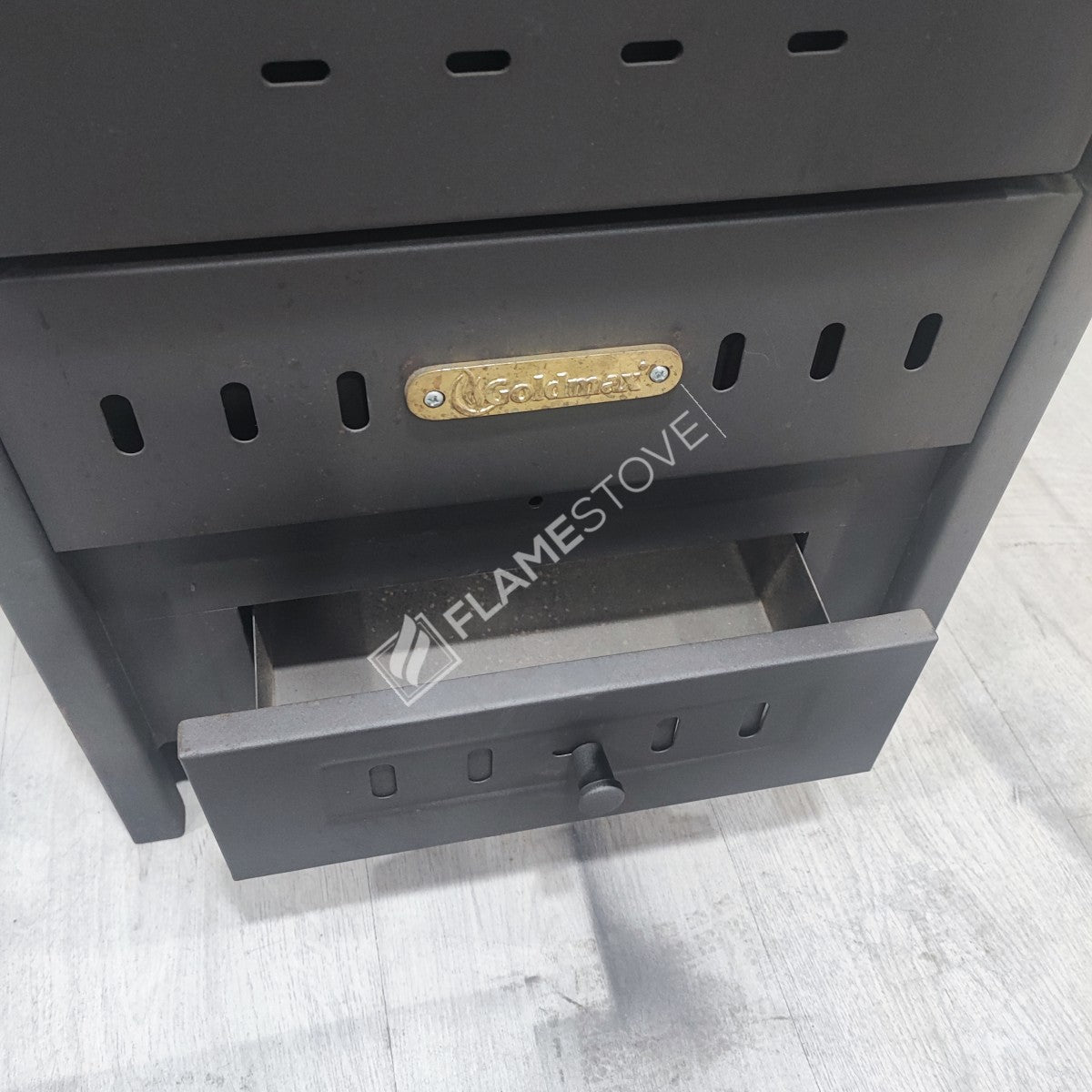 Flame Stove S3 Çelik Fırınlı Soba: Ateş Tuğlalı, Maşa, Odunluk Seti