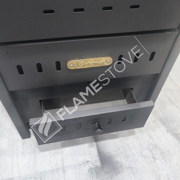 Flame Stove S3 Çelik Dış Yüzey Ateş Tuğlalı Fırınlı Soba, Maşa ve Odunluk