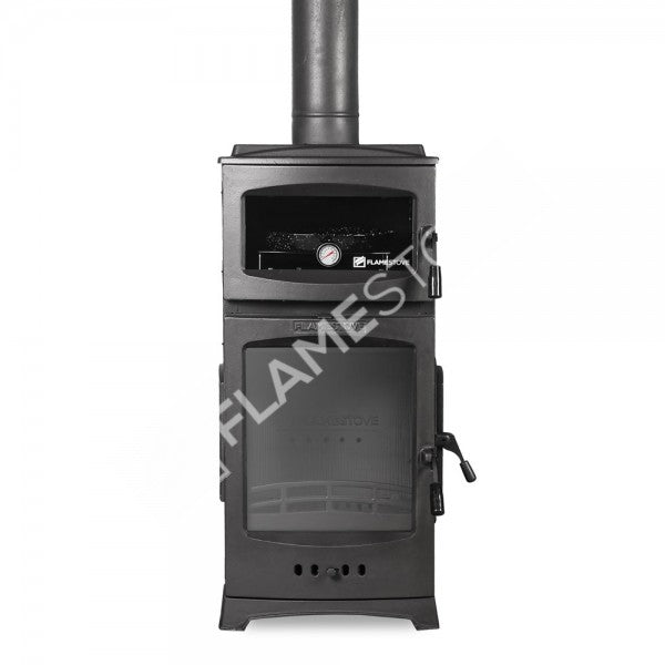 Flame Stove Lodi Lux Gurme Fırınlı 8 kW Yüksek Verimli Döküm Soba