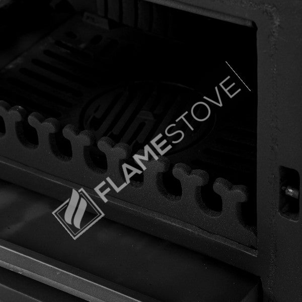 Retro Lux Yan Kapaklı 3 Camlı Döküm Soba, Yüksek Verimli Odun Kömür Sobası