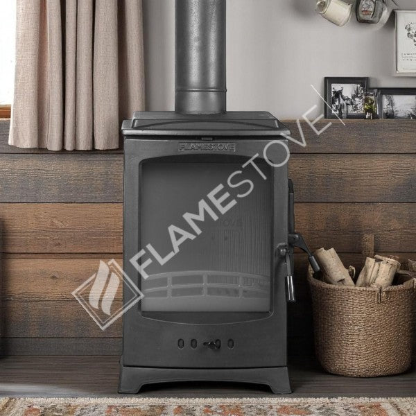 Flame Stove Lodi Şömine Soba: Yan Yüklemeli, A Sınıfı, Çift Yanmalı, Yüksek Verimli