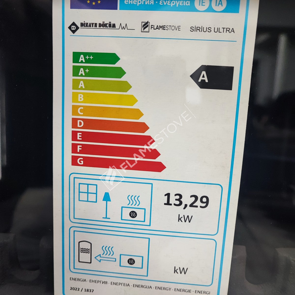 Sirius Star Yan Kapaklı Döküm Soba: Yüksek Verimli, A Sınıfı Odun Kömür