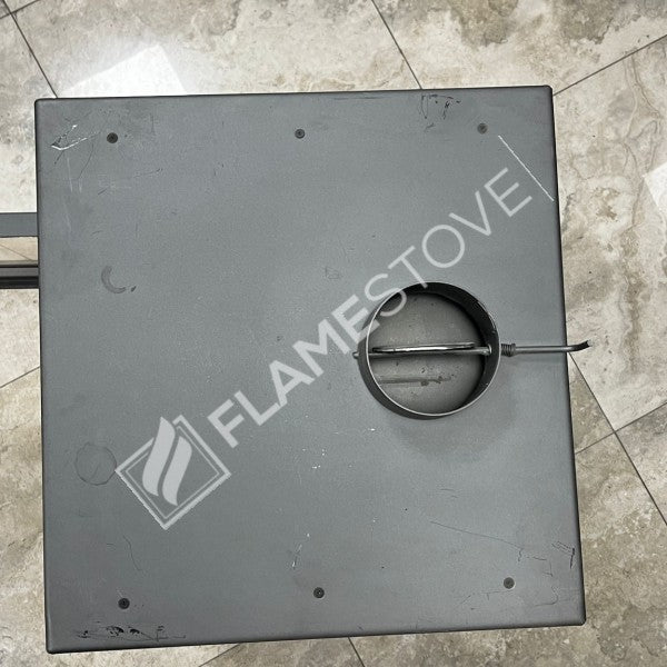 Flame Stove Çelik Yüksek Verimli Katı Yakıt Sobası, Ateş Tuğlalı, Schott Robax Camlı