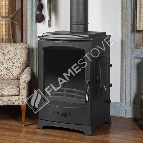 Flame Stove Lodi Şömine Soba: Yan Yüklemeli, A Sınıfı, Çift Yanmalı, Yüksek Verimli