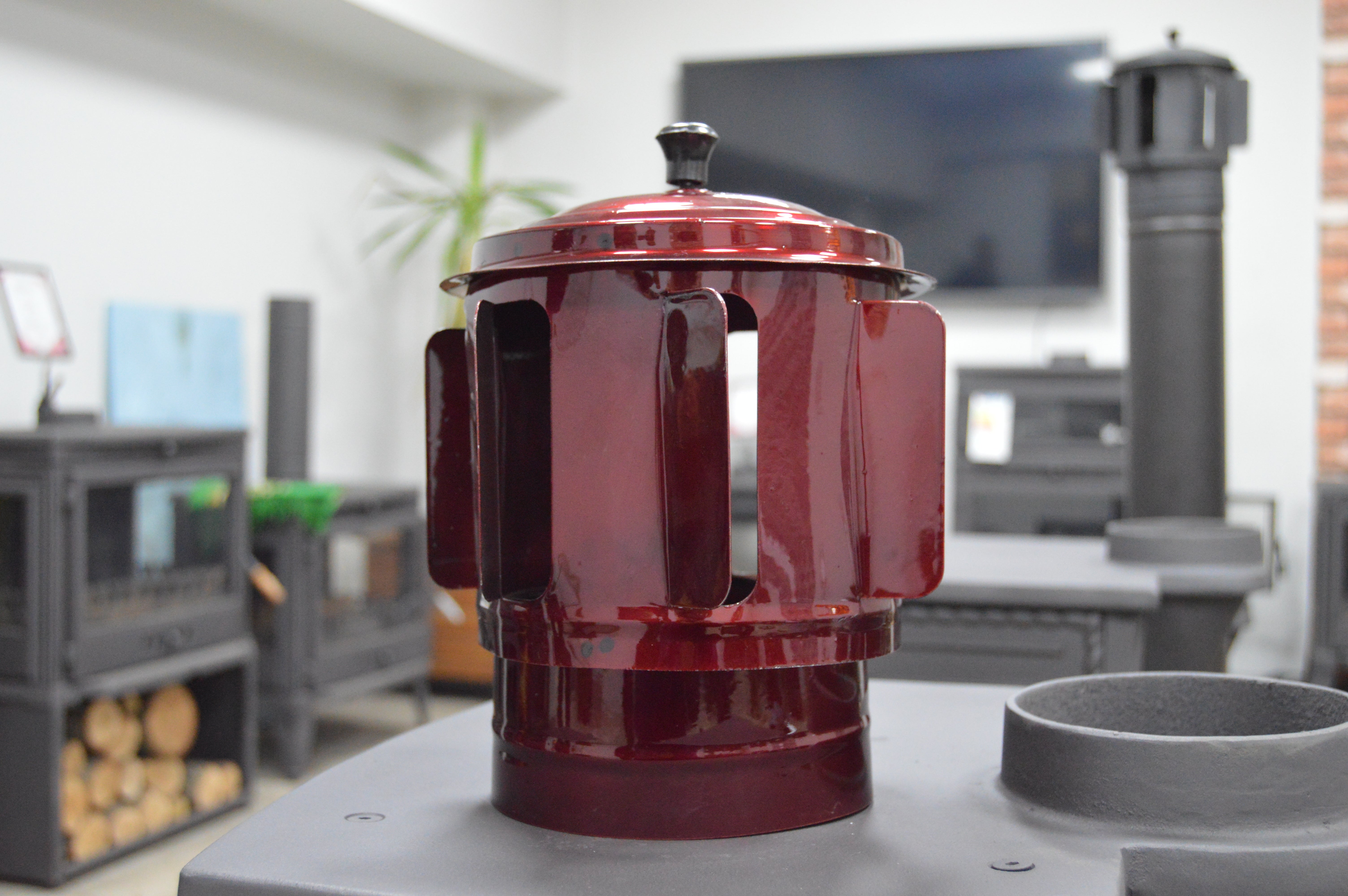 FS-111 Flame Stove 130-mm Baca Üstü Döner Şapka Kahverengi